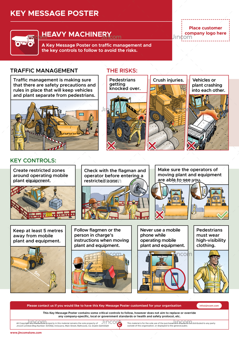 Heavy Machinery | Key Message Poster