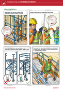 toolbox talk, working at height, falling objects, fall prevention