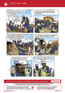 safety comic, PPE, personal protective equipment, safety cartoon