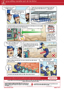 safety comic, chemical hazards, gas cylinders, safety illustration, Hindi