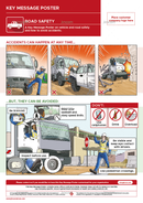 safety poster, road safety, accident prevention, safety illustrations